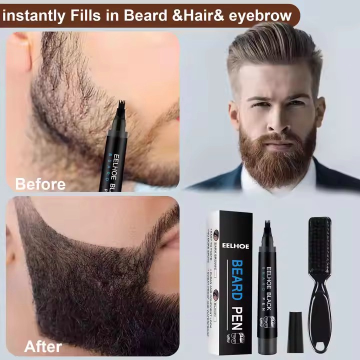Lapiz Delineador de Barba y Cejas Unisex EELHOE®