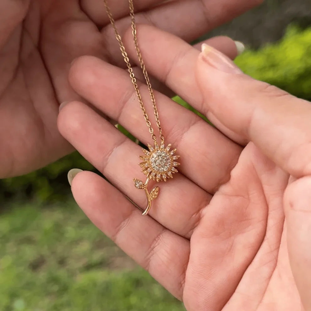 Collar de Girasol Giratorio ORIGINAL