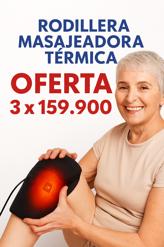 Rodillera Masajeadora Térmica® Alivio Rapido al Dolor OFERTA 3 X 159.900