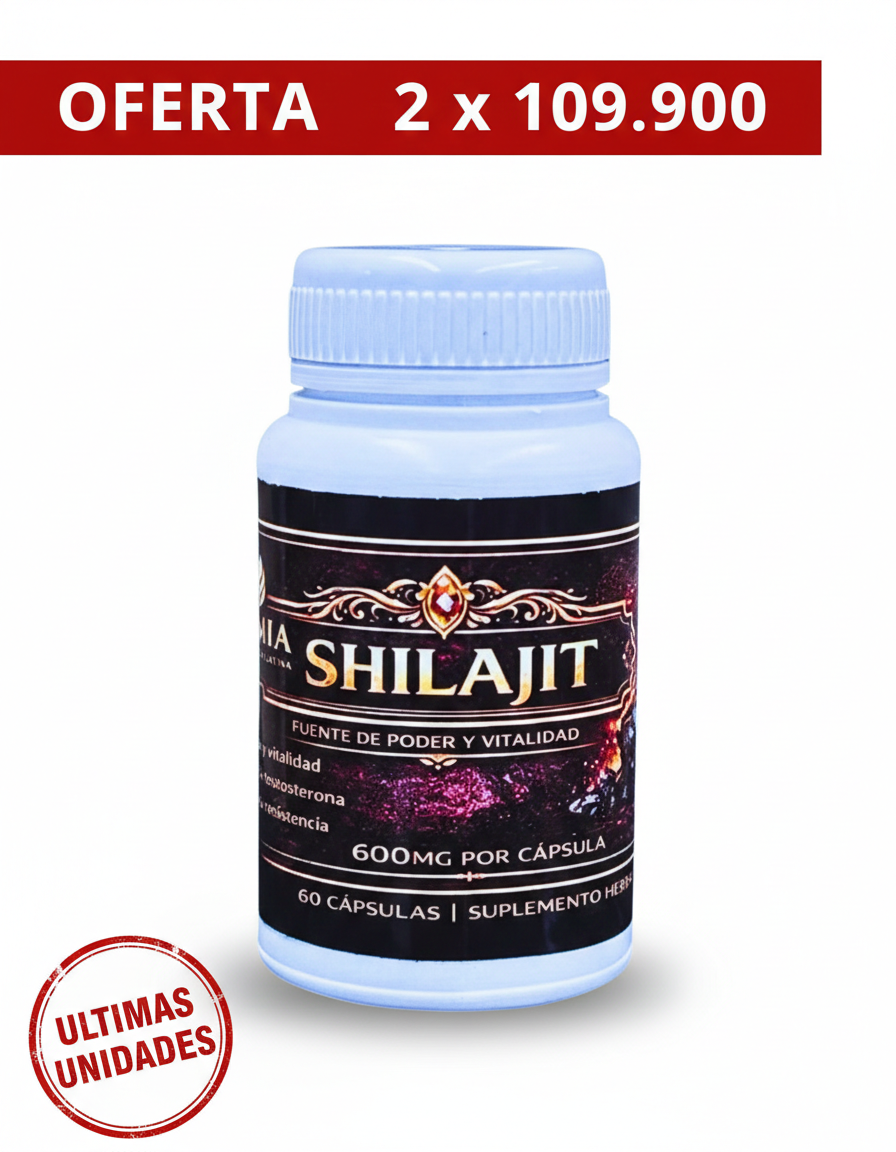 Shilajit® Energía y Rendimiento Masculino OFERTA 2 x 109.900
