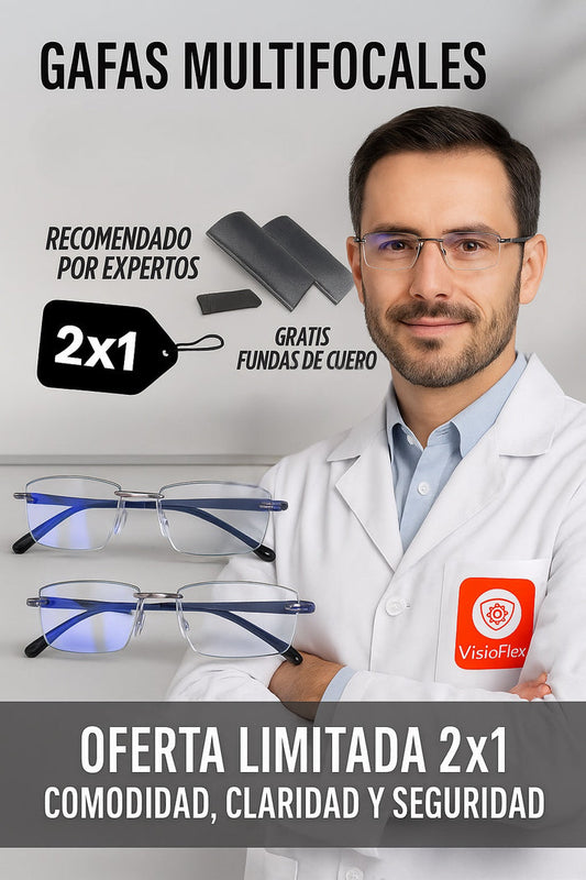 VISIOFLEX™  Gafas Multifocales ORIGINALES Recomendado por el Experto Dr Gomez